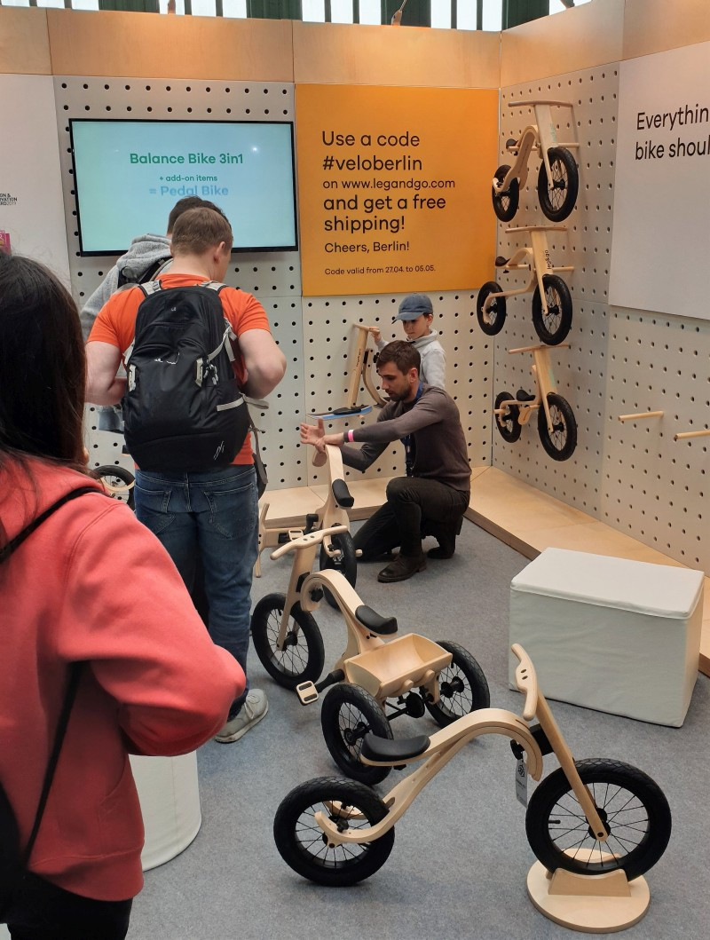 Leg&Go Messestand auf der VELO Berlin 2019