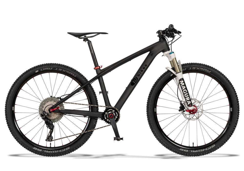 KUbikes Carbon S 26 Zoll mit Federgabel