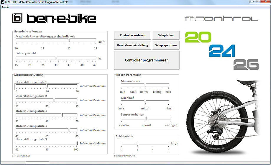 Ben-E-Bike Software