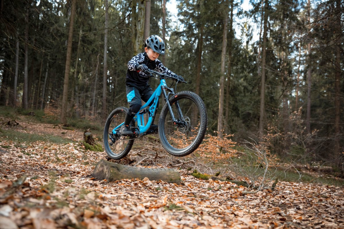 Bergab macht es mit vollgefedertem Bike erst so richtig Spaß